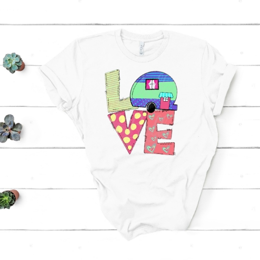 CAMPER LOVE SUBLIMATION TEE